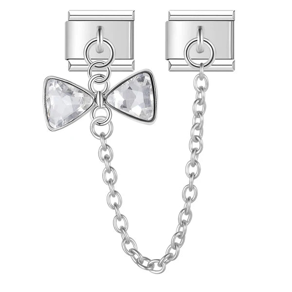 Crystal Bow Chain - italiancharm