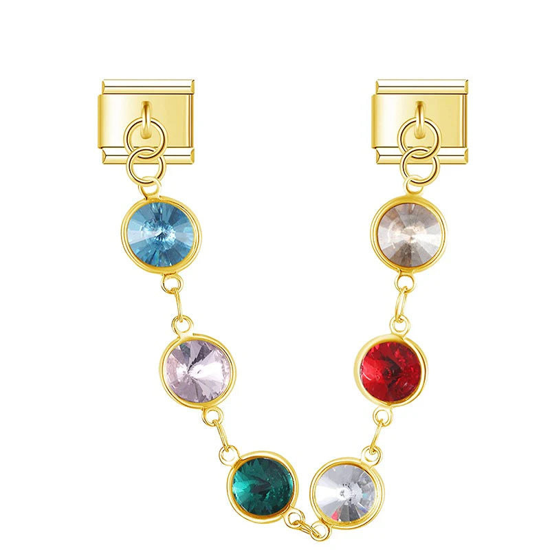 Rainbow Diamonds - Italian Charm