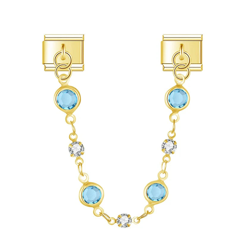 Blue Diamonds Gold - Italiancharm