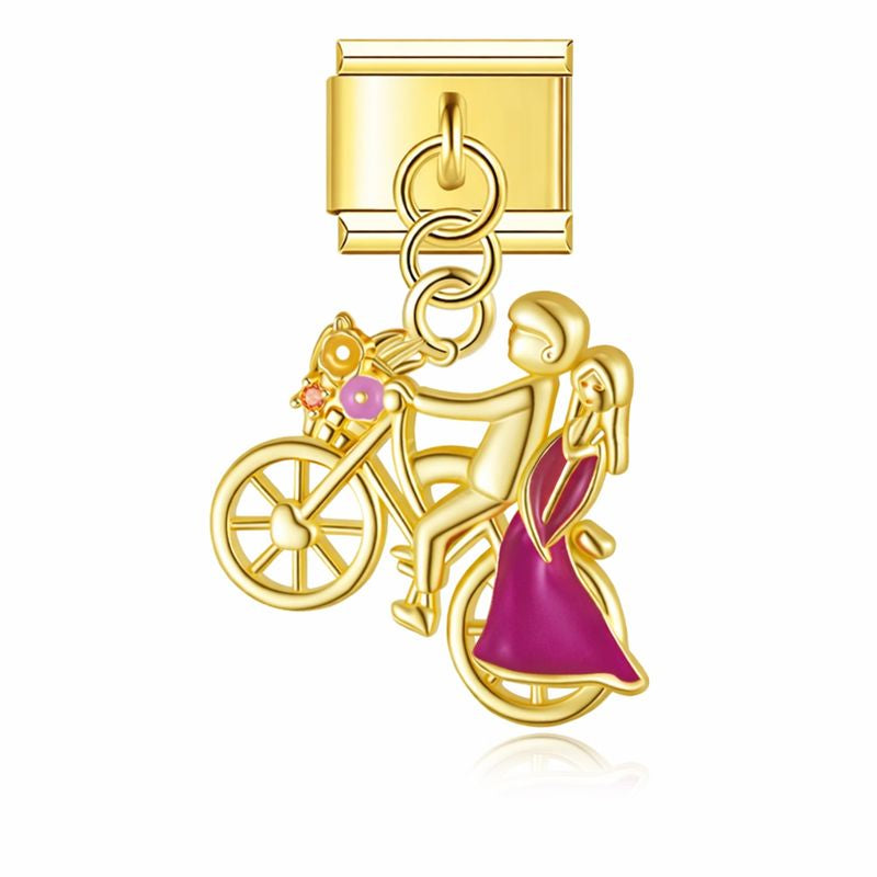 Couple on a Bike - Italian Charm