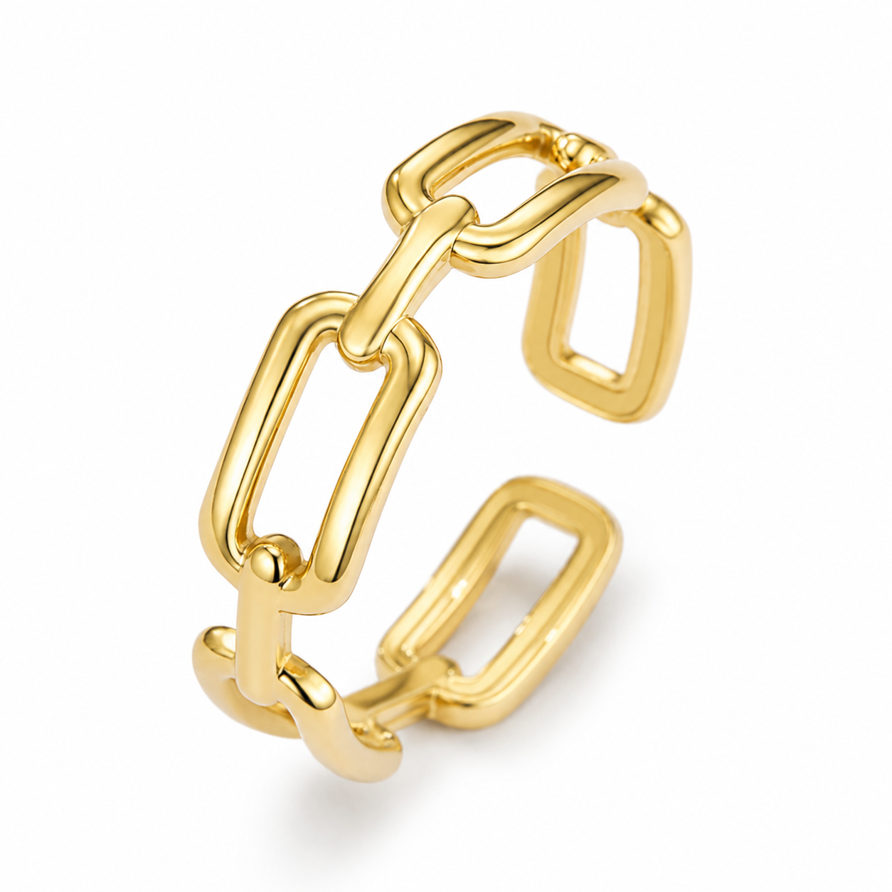 Aurelia Chain Ring │GOLD