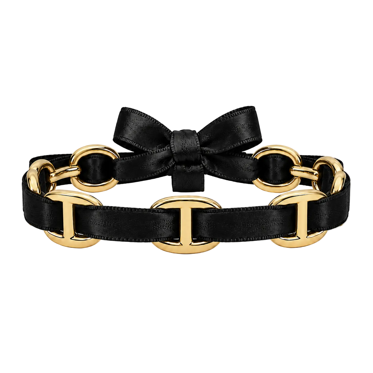 Sienna Link Bracelet | Schwarz