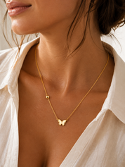 Butterfly Glow Necklace | GOLD