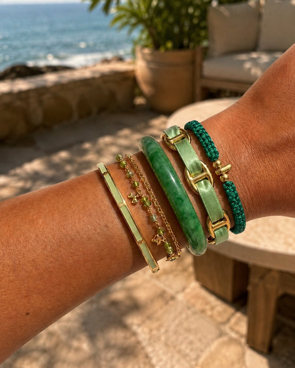 Sienna Link Bracelet | Gelb