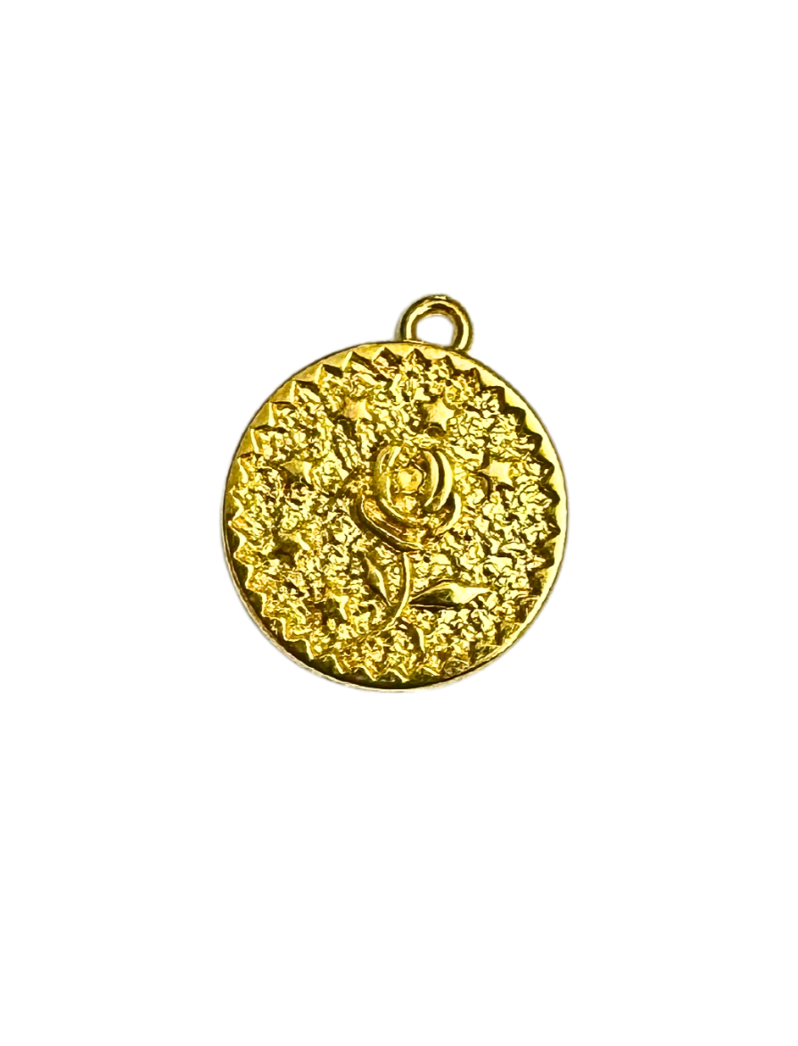 Rosen Münzen gold - Anhänger